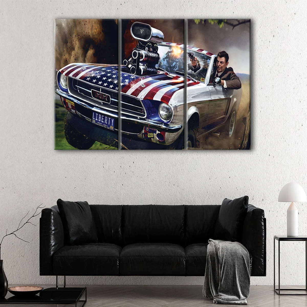 President Ronald Reagan canvas art