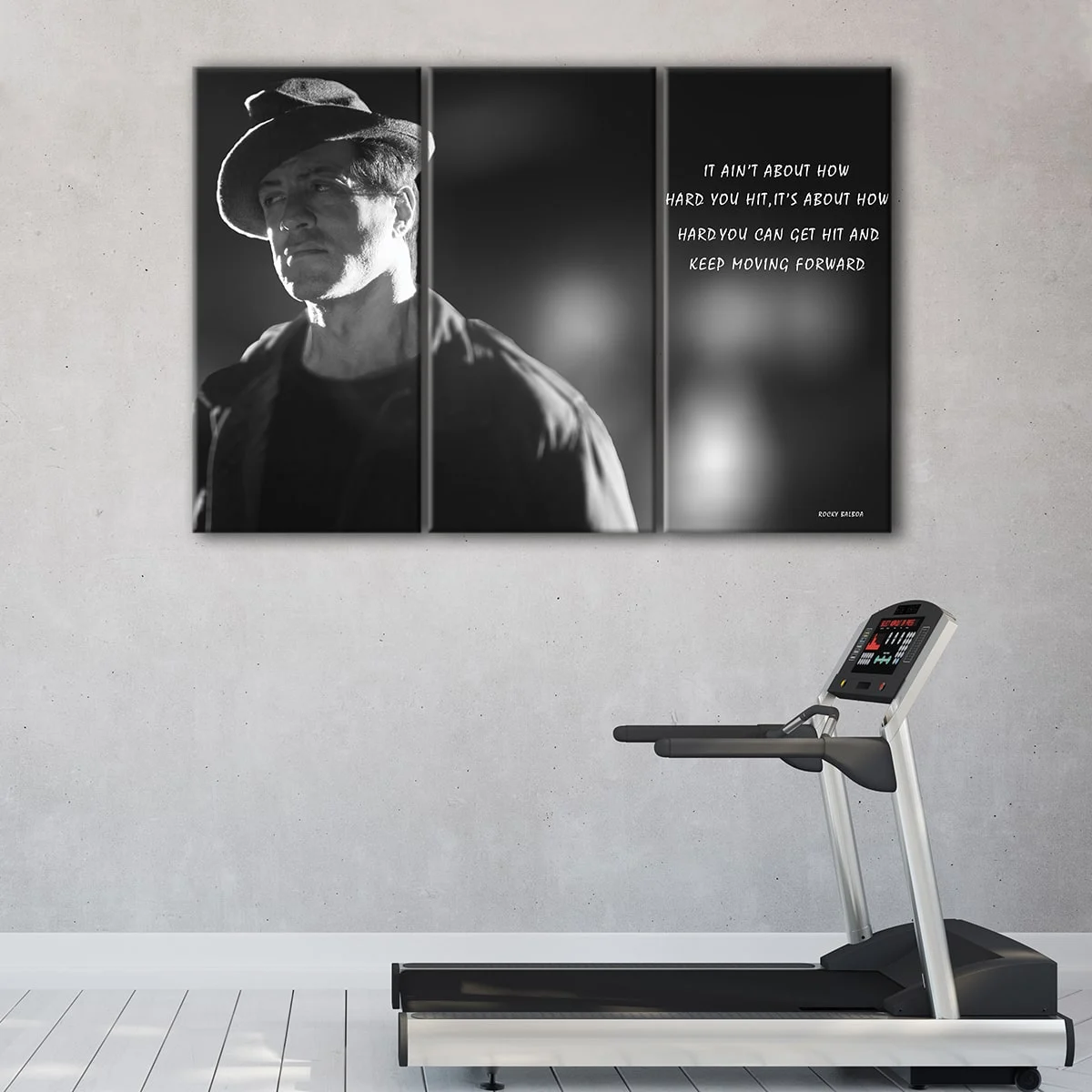 Rocky Movie Quote canvas art