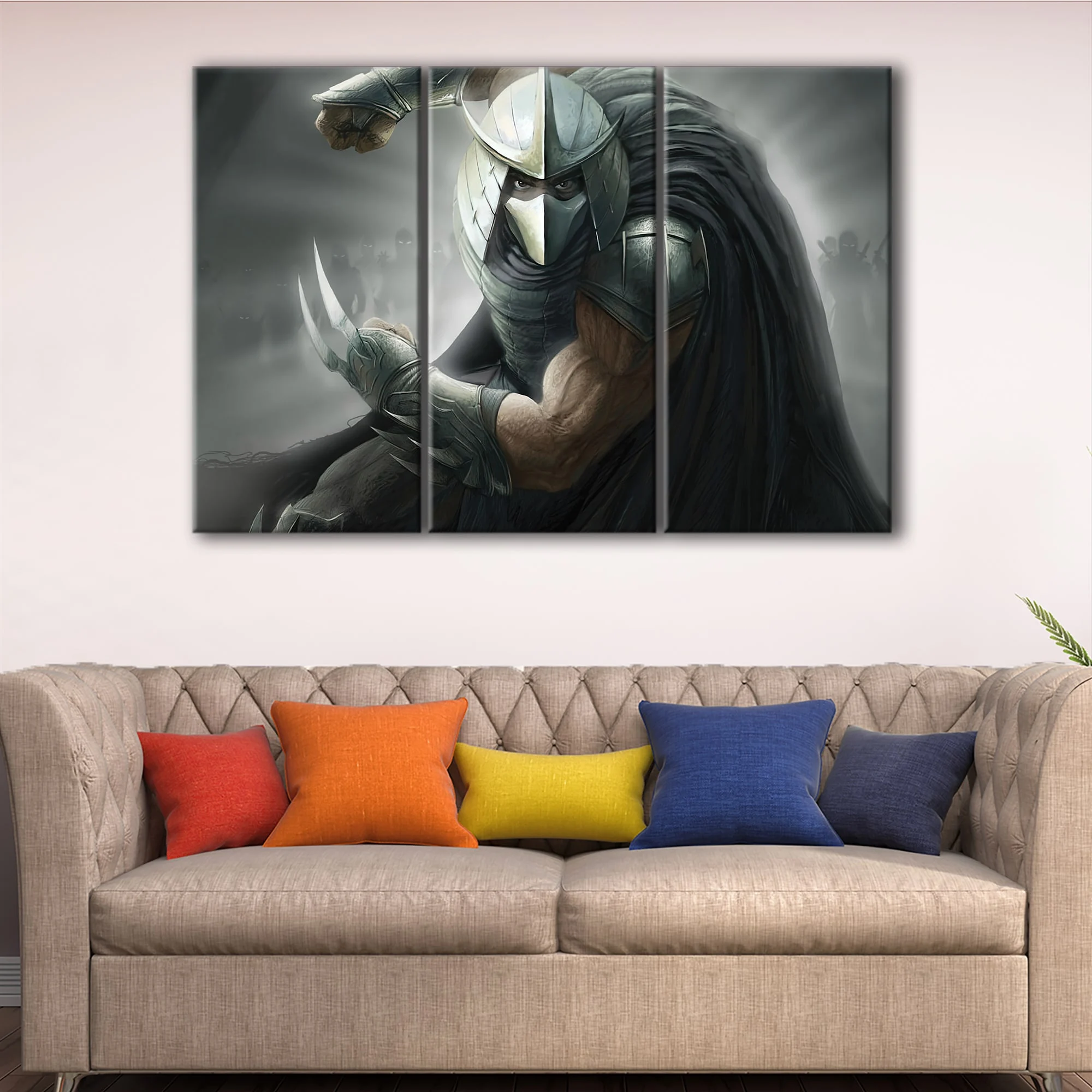 Shredder canvas art