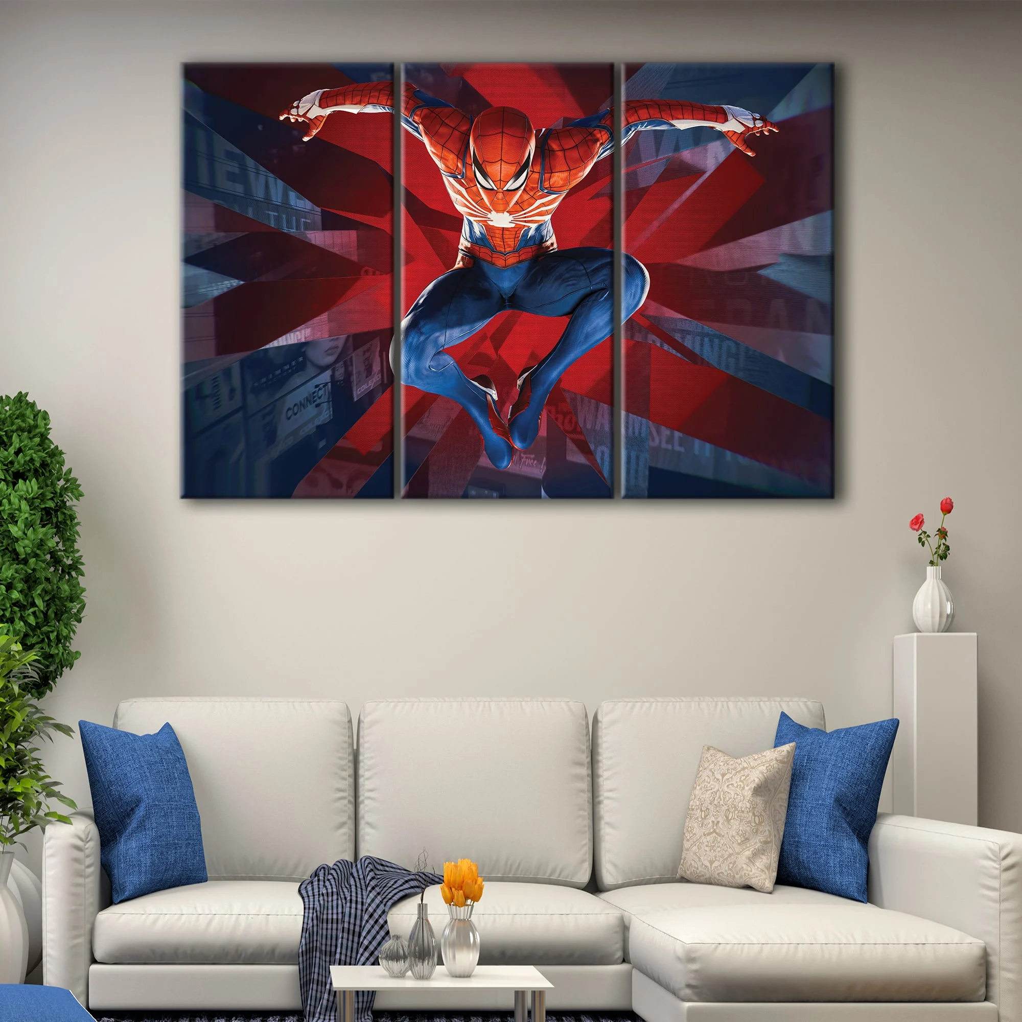 Spider Man Leap canvas art