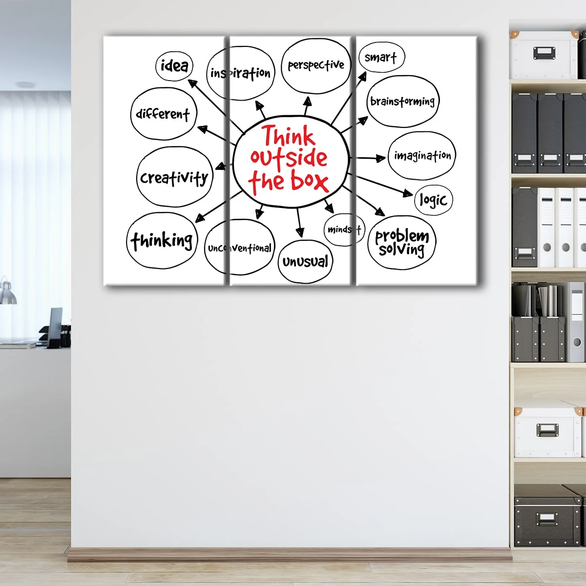 Think Outside The Box canvas art