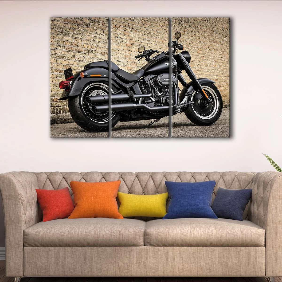 Vintage Motorcycle canvas art