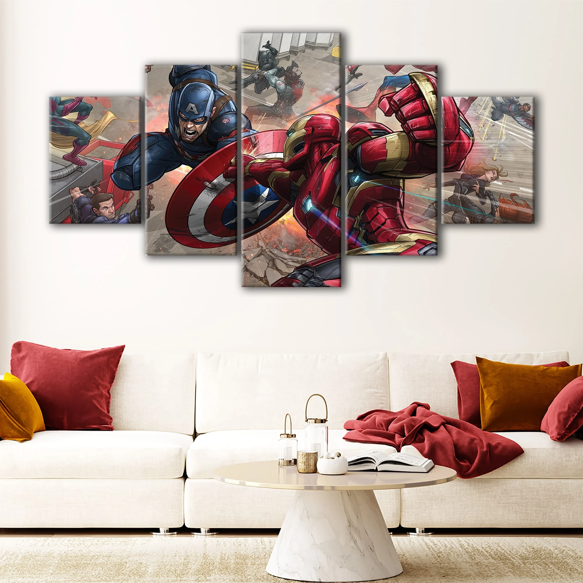 Avengers War canvas art