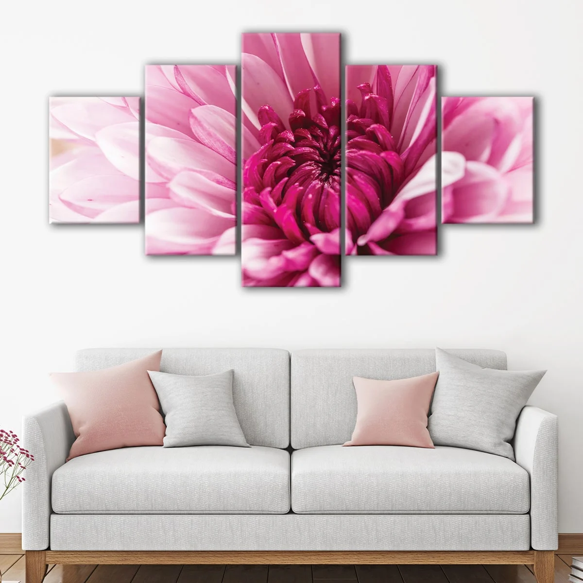 Blooming Dahlia Flower canvas art