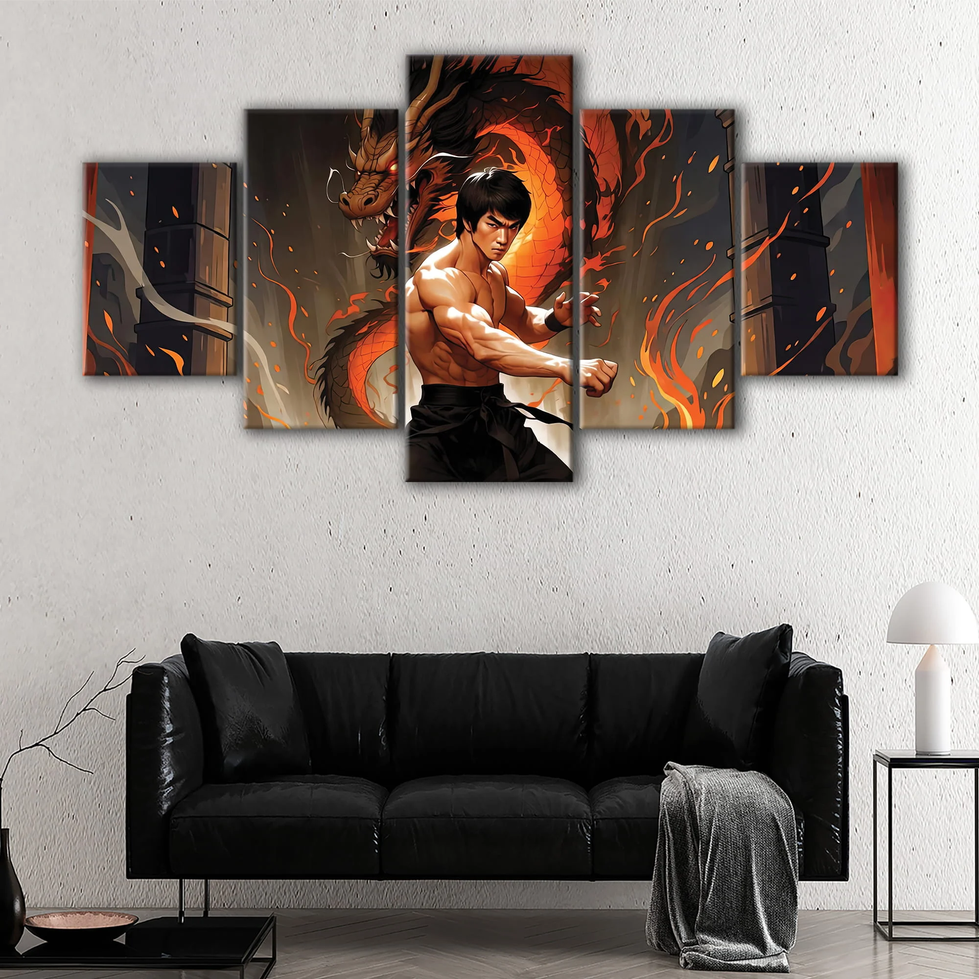 Bruce Lee canvas art