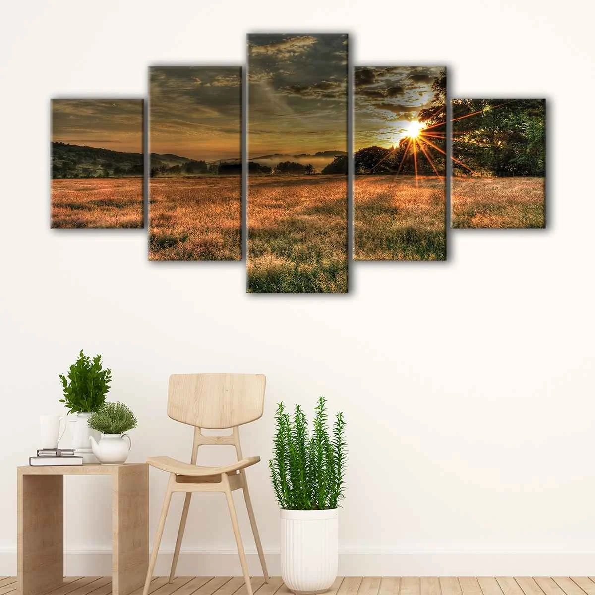 Country Summer Sunset canvas art