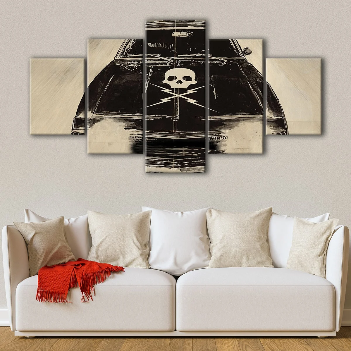 Death Proof Car canvas art