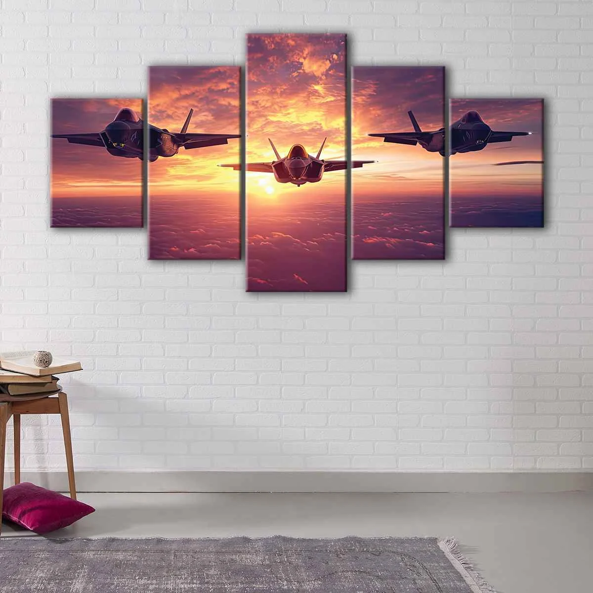 F22 Raptor canvas art
