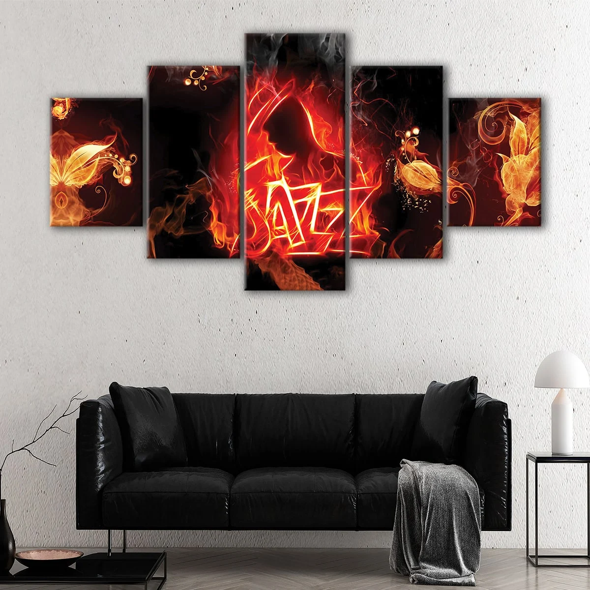 Fire Jazz canvas art