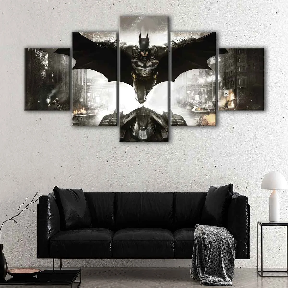 Flying Batman canvas art