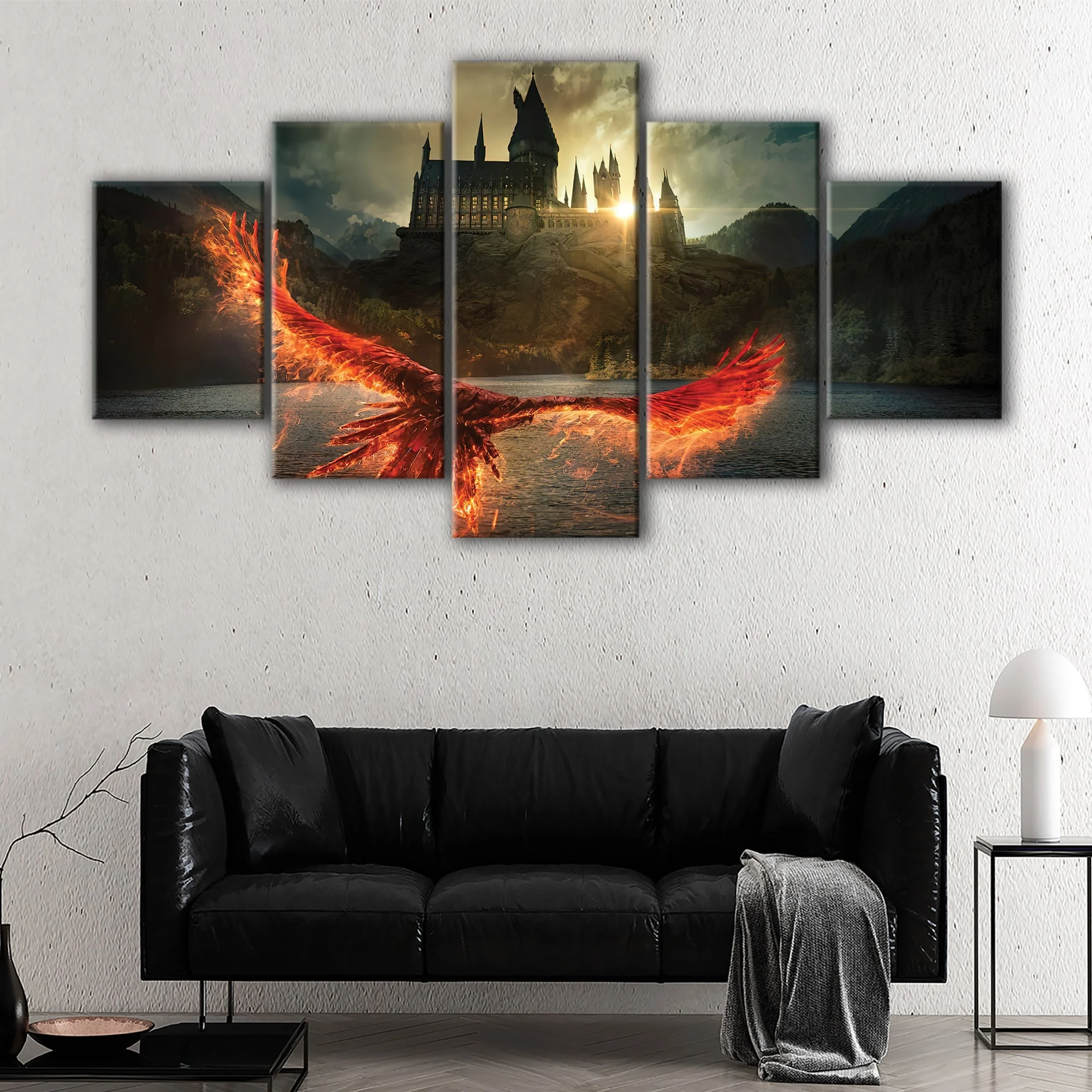 Flying Phoenix canvas art
