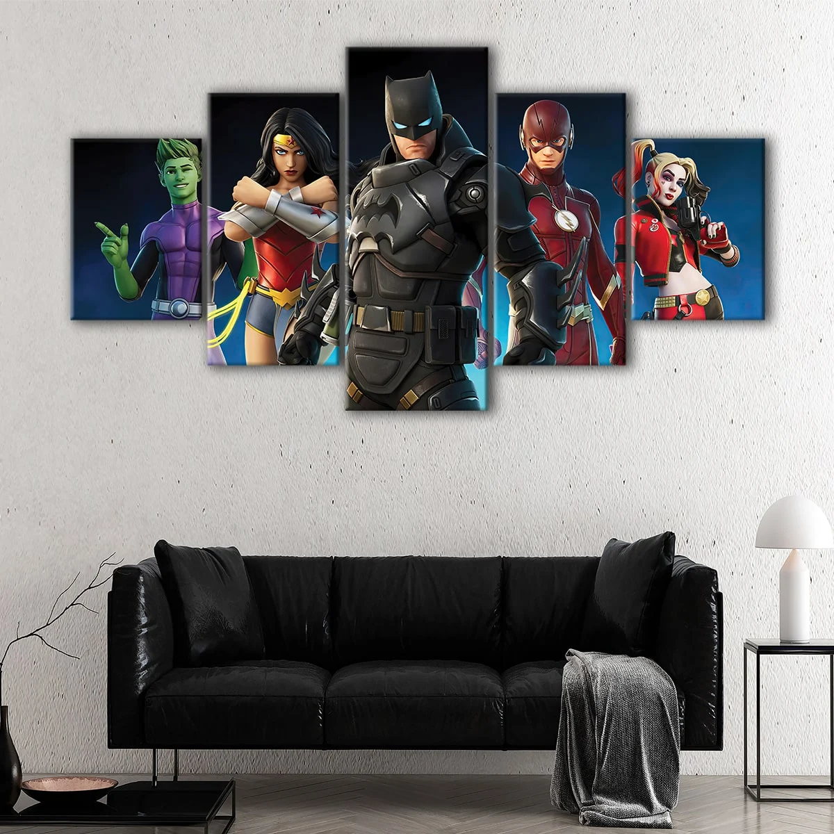 Fortnite Justice League canvas art