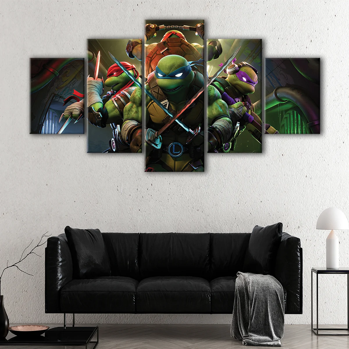 Fortnite Ninja Turtles canvas art