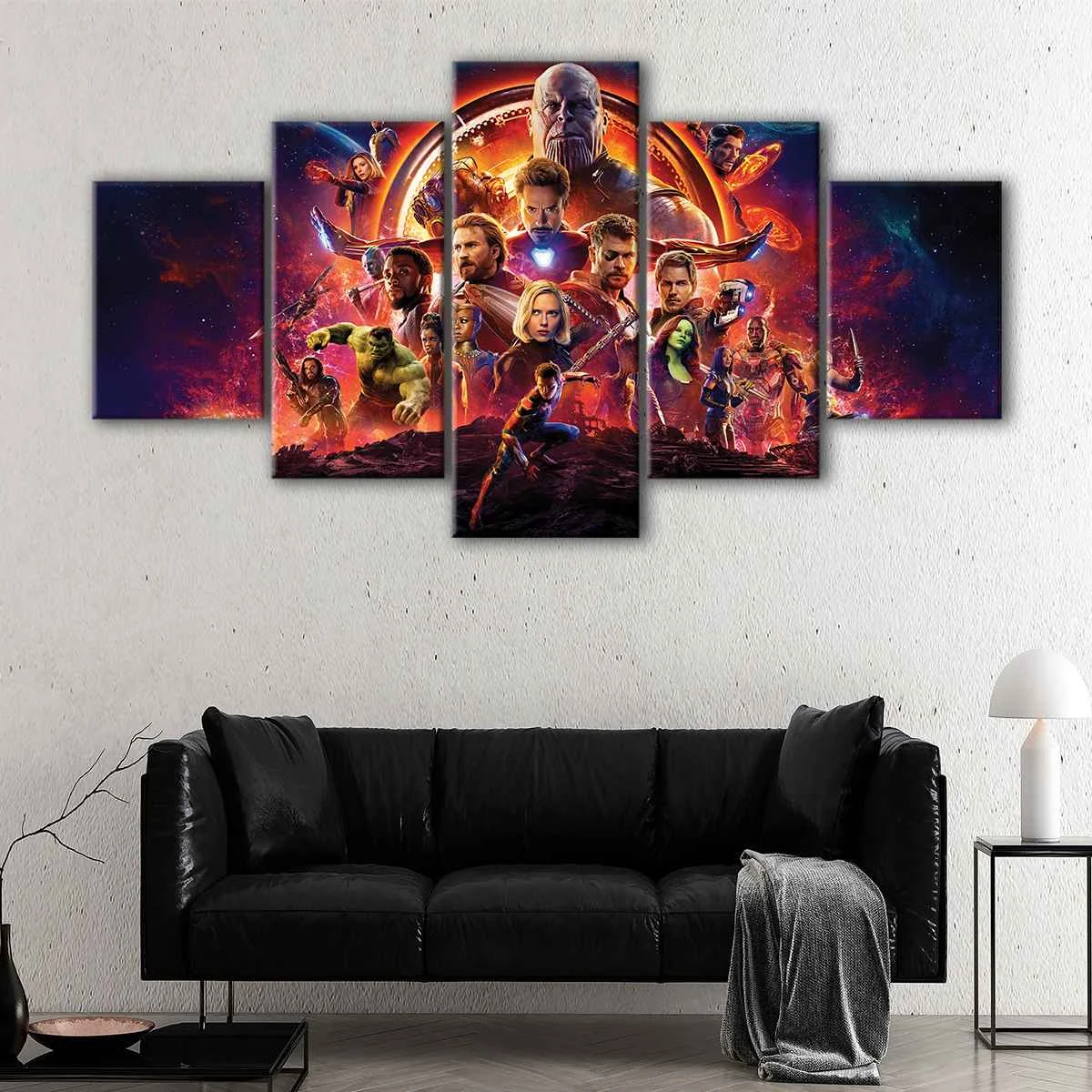 Galaxy Superheroes canvas art