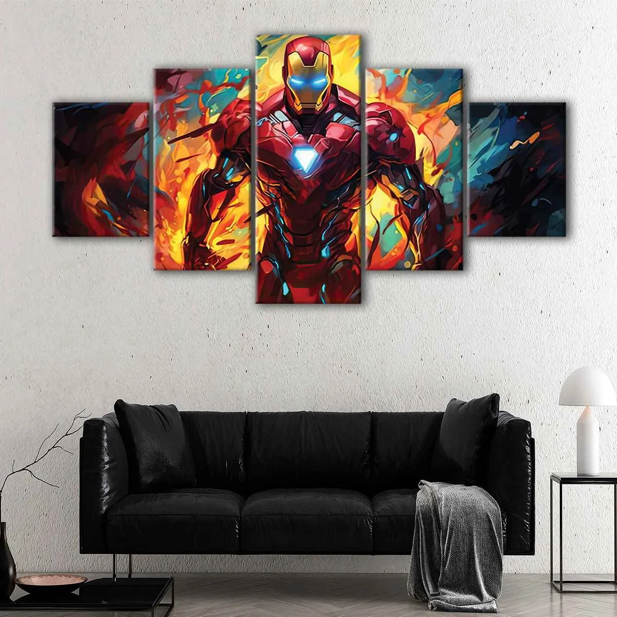 Iron Man Abstract canvas art