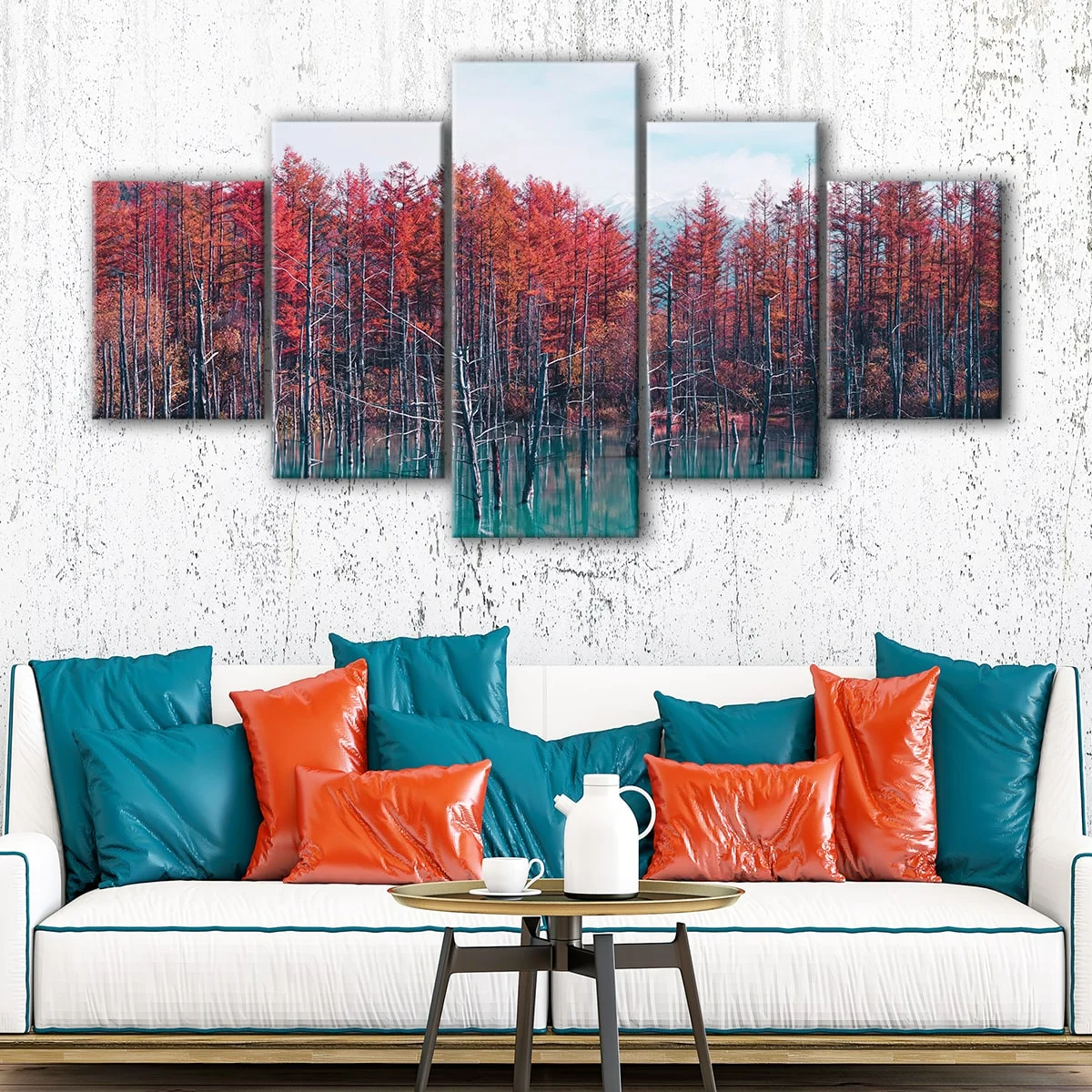 Japan Autumn Trees canvas art