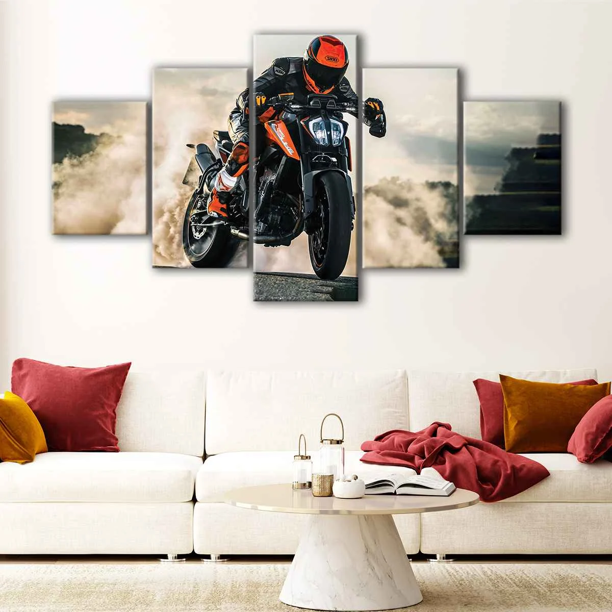 Ktm Duke Drifting canvas art