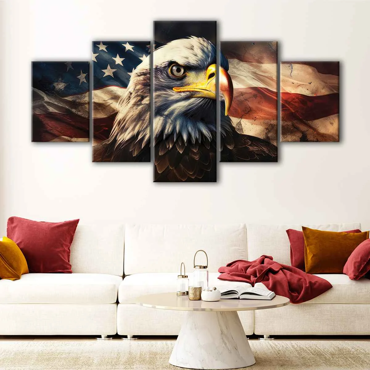 Majestic Bald Eagle canvas art