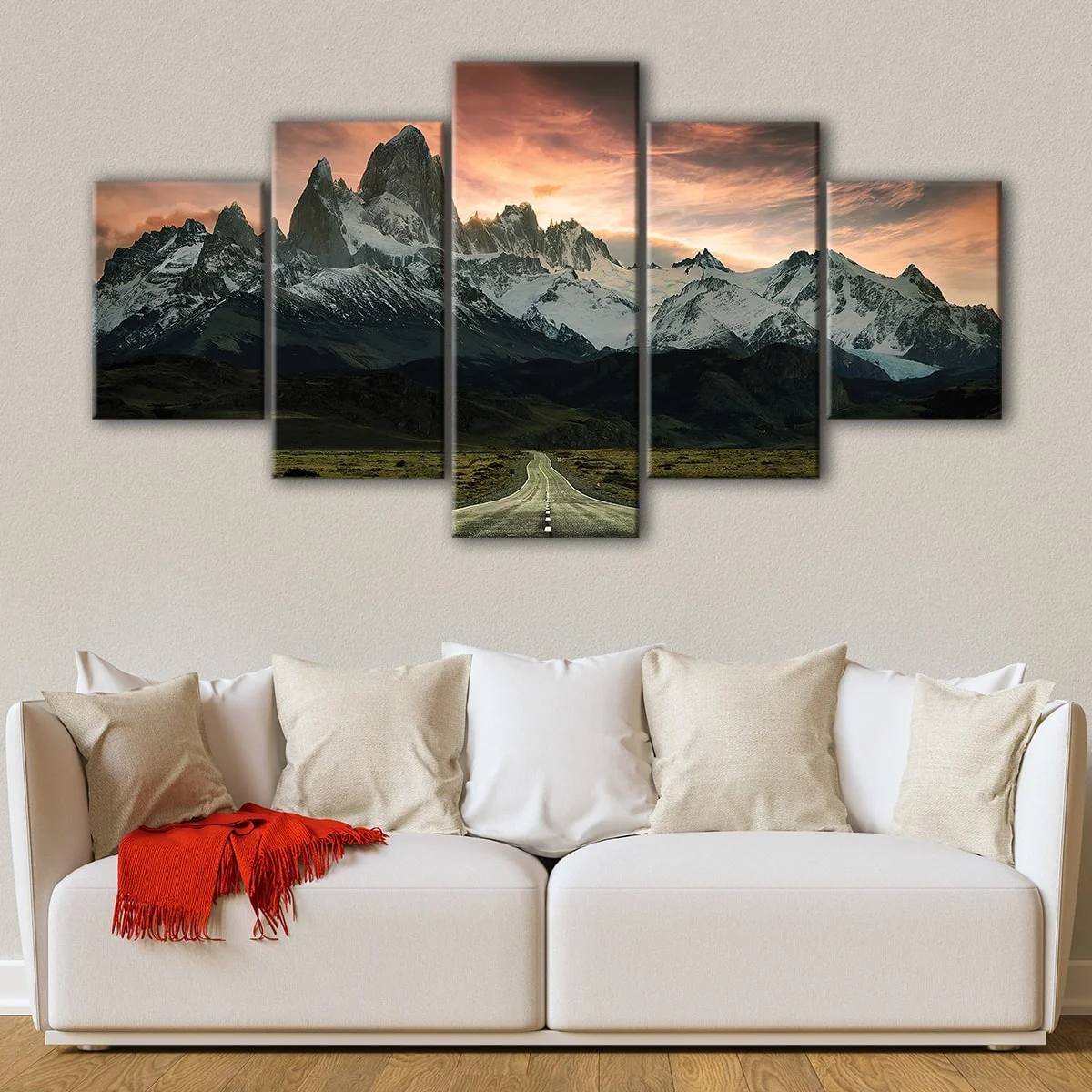Patagonia Mountain Road canvas art