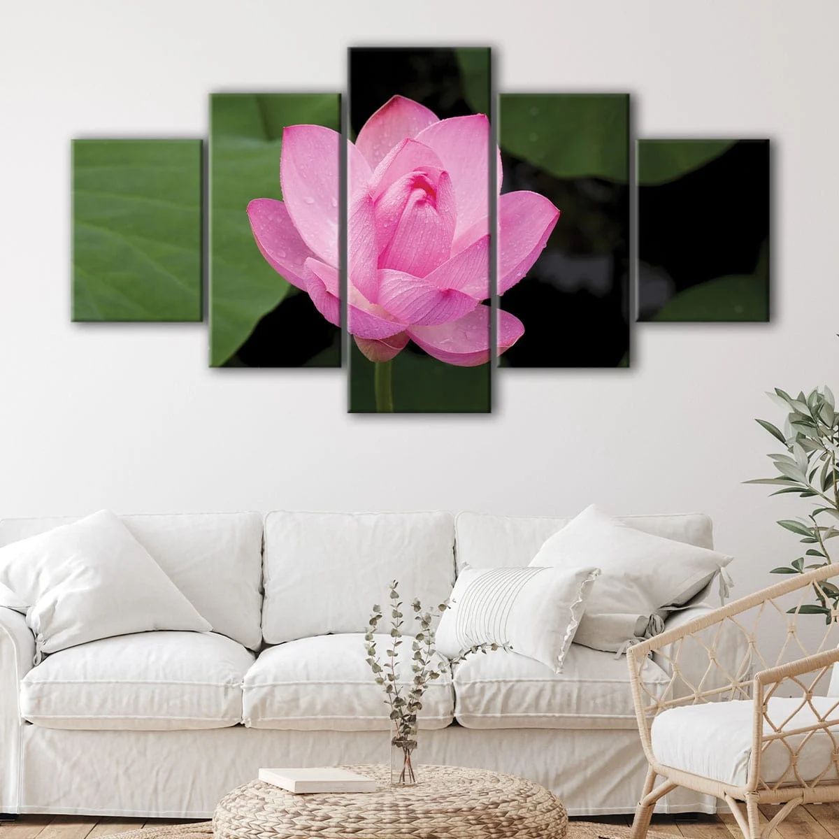 Pink Lotus canvas art