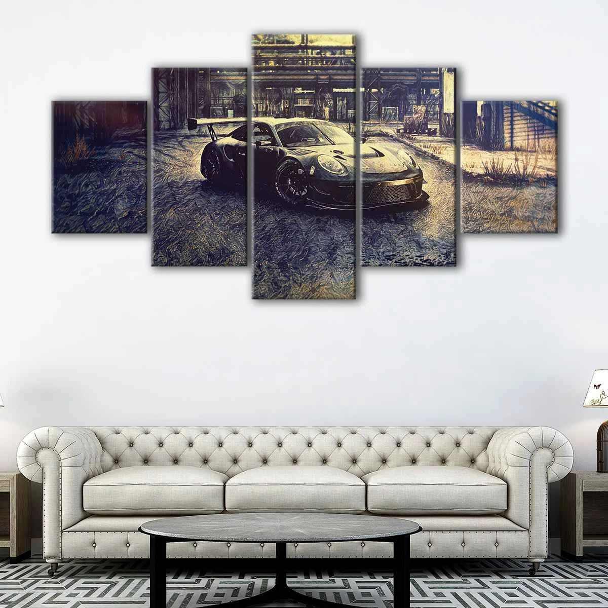 Porsche 911 canvas art