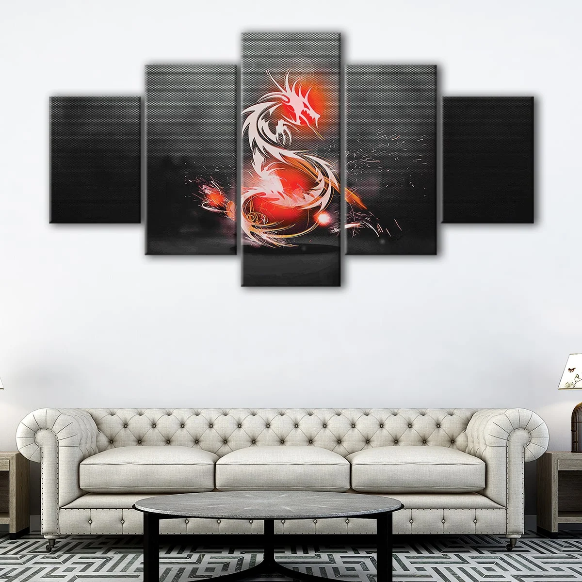 Red Dragon canvas art