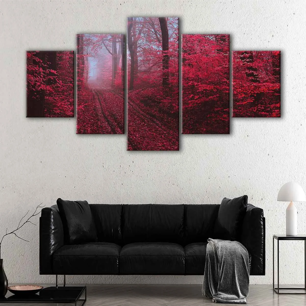 Red Maple Forest canvas art