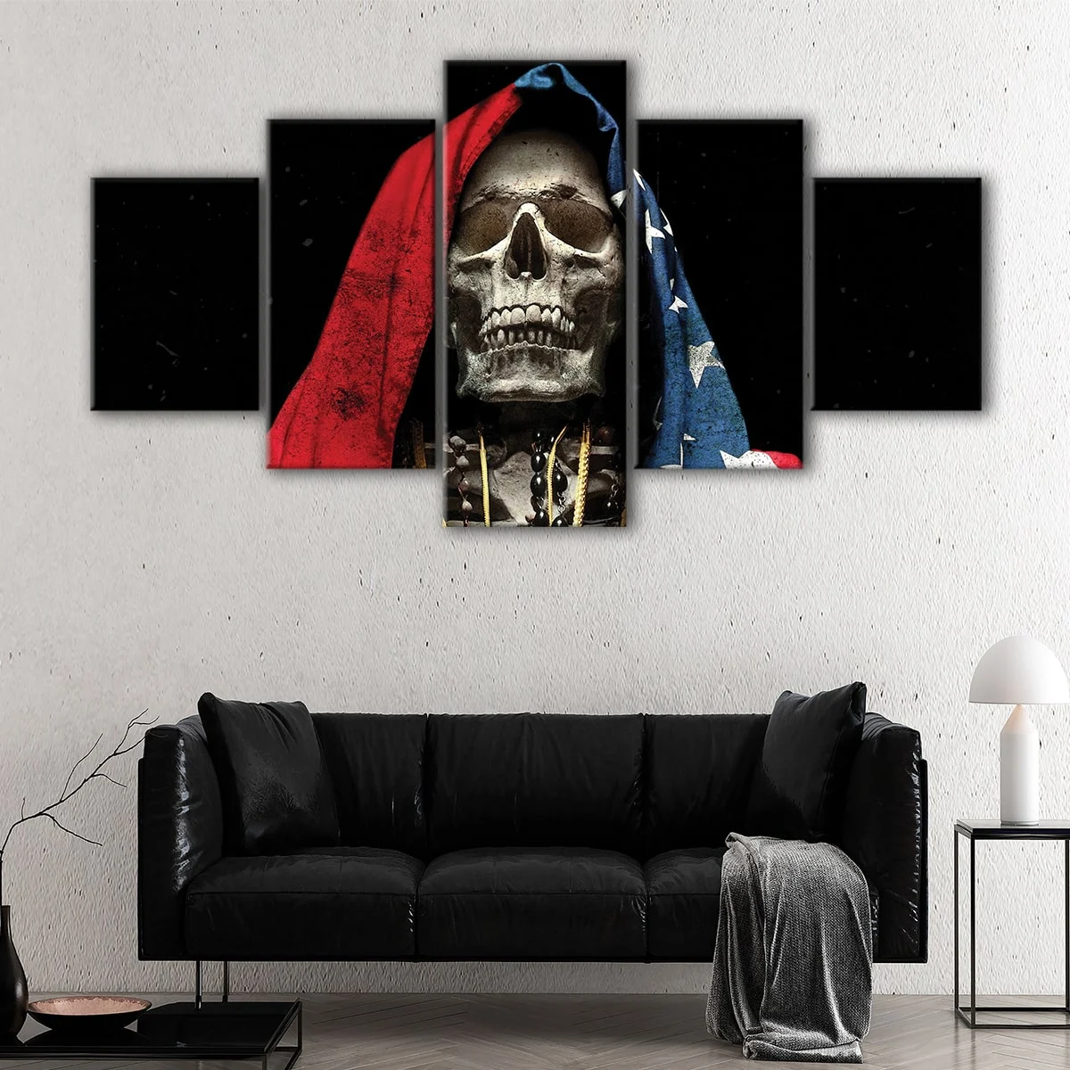 Santa Muerte canvas art