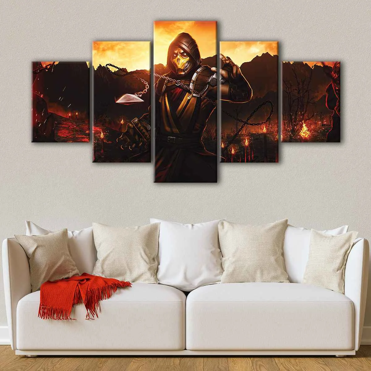 Scorpion canvas art