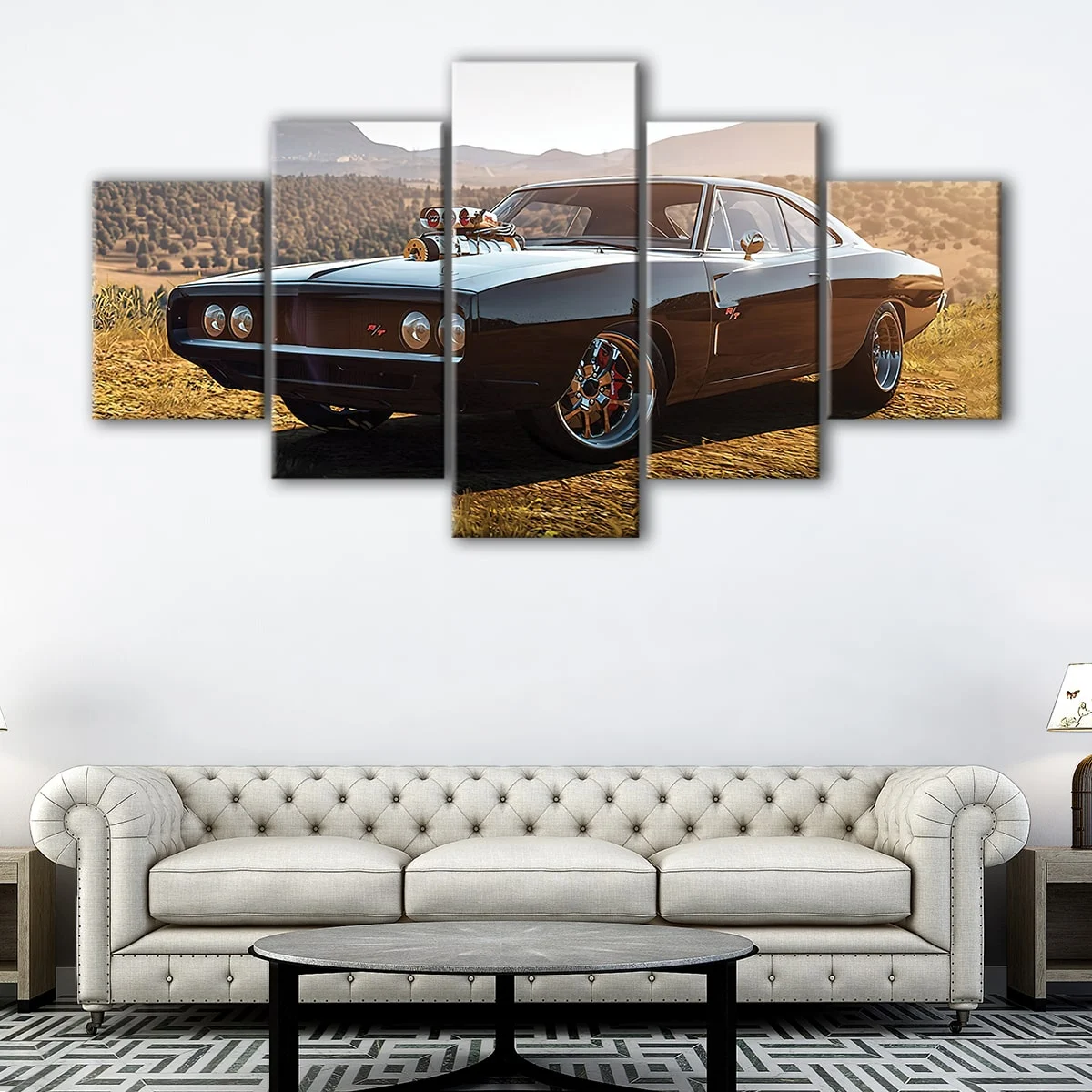 SuperCharged Muscle Car canvas art