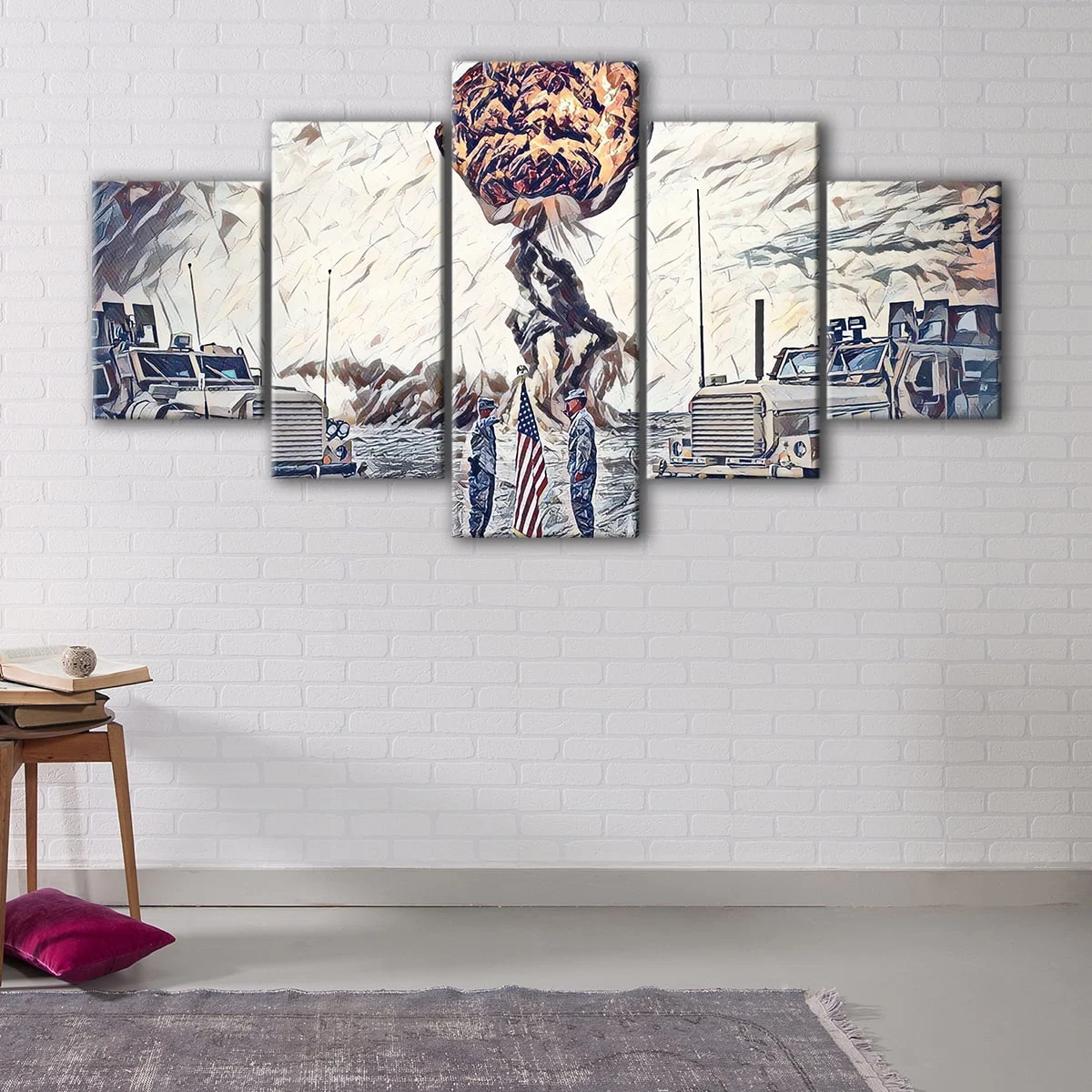 Us Army canvas art