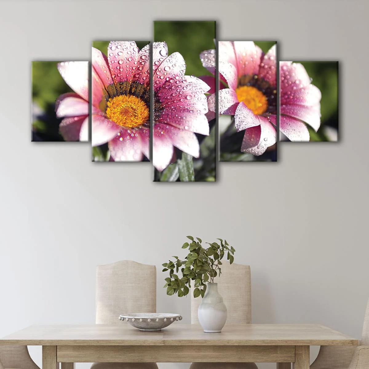 Wet Flowers canvas art