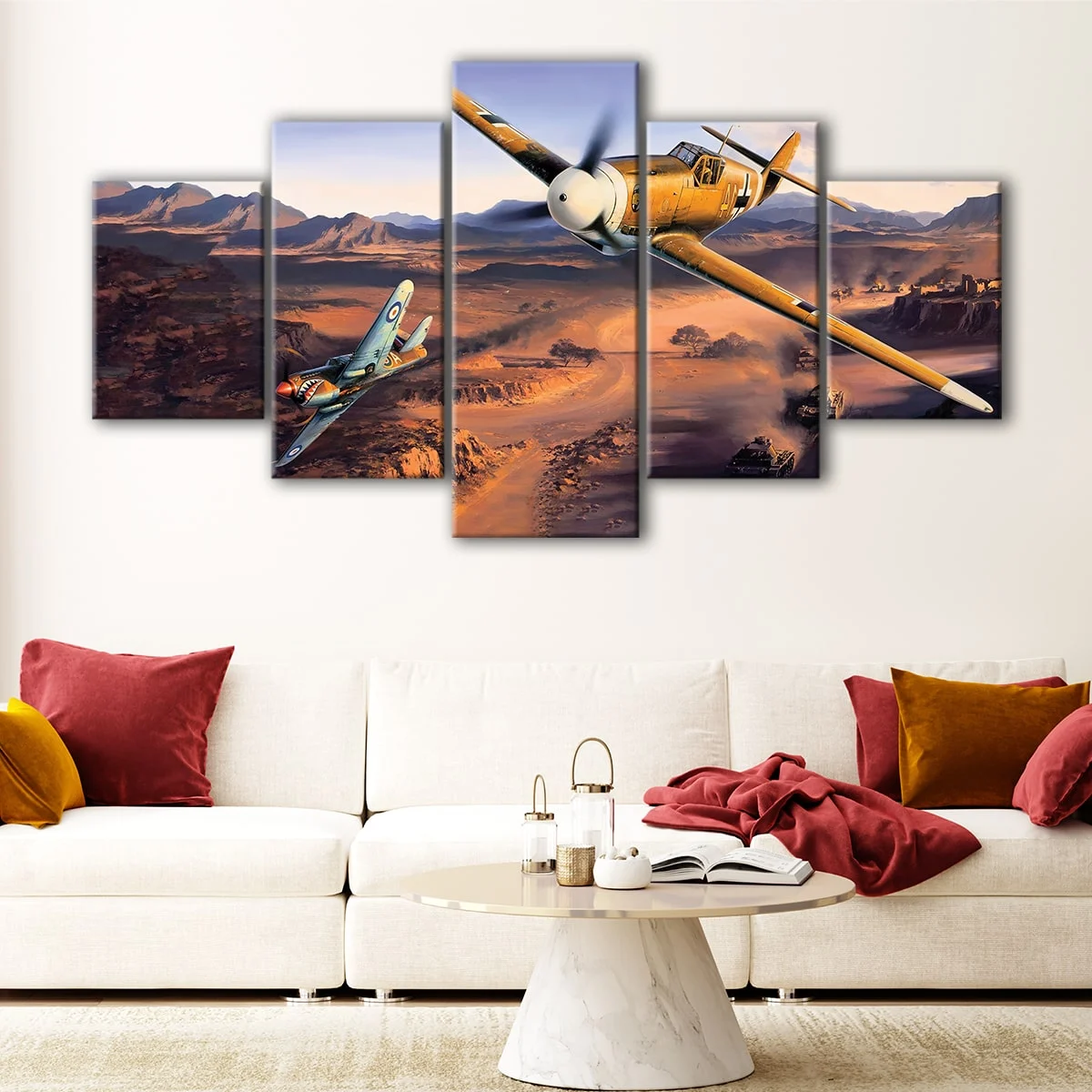 WW2 Aircrafts canvas art
