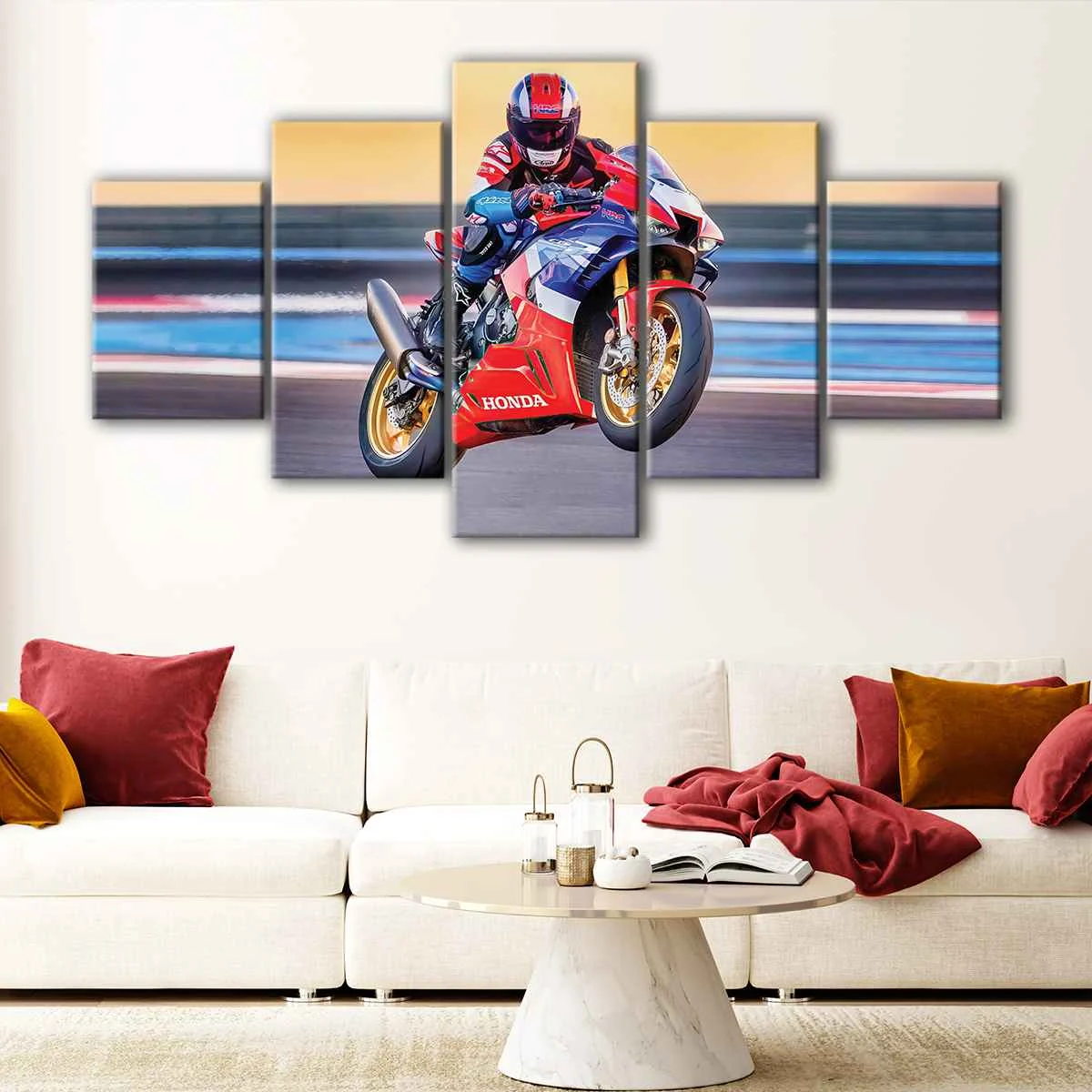 Furious Honda Cbr canvas art