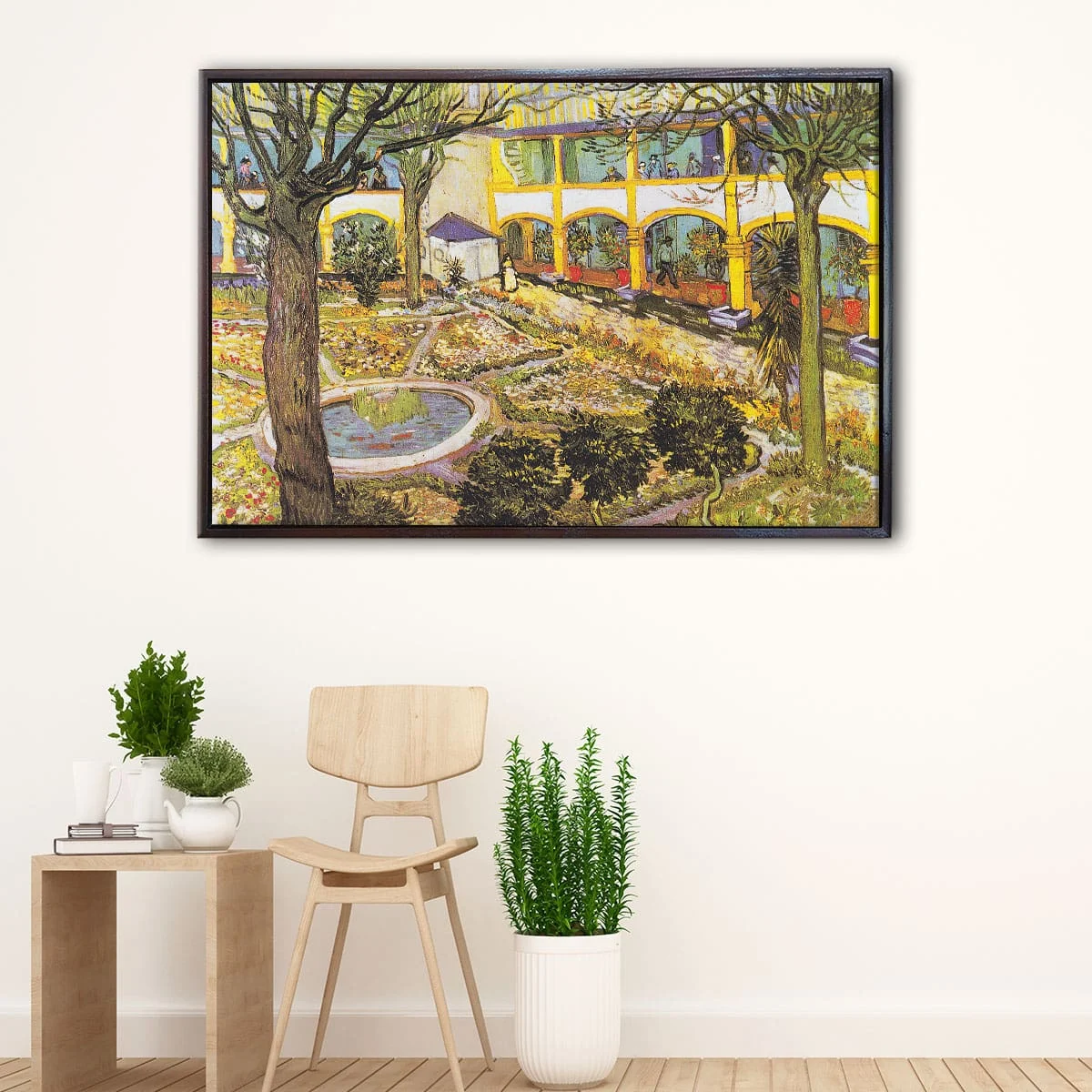 Garden Of The Hospital In Arles canvas art