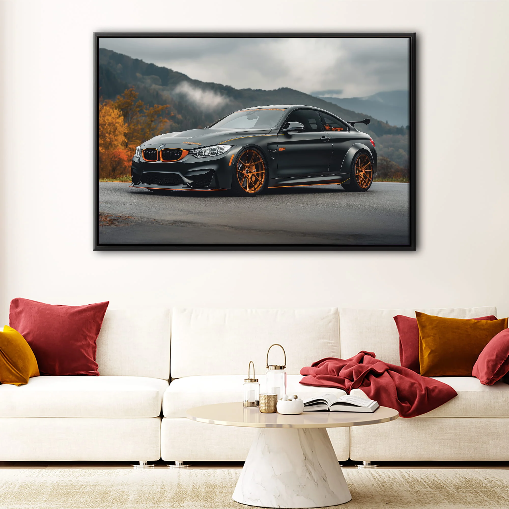 BMW M4 canvas art