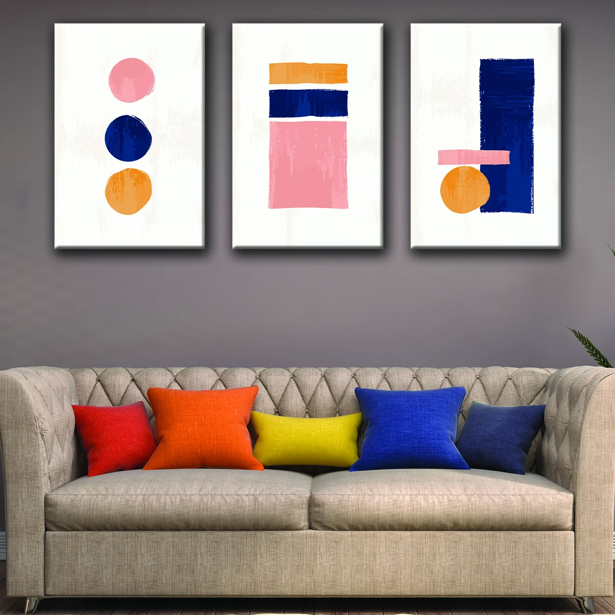 Boho Geometry canvas art