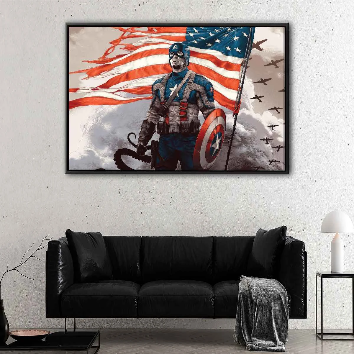 Captain America Painting canvas art