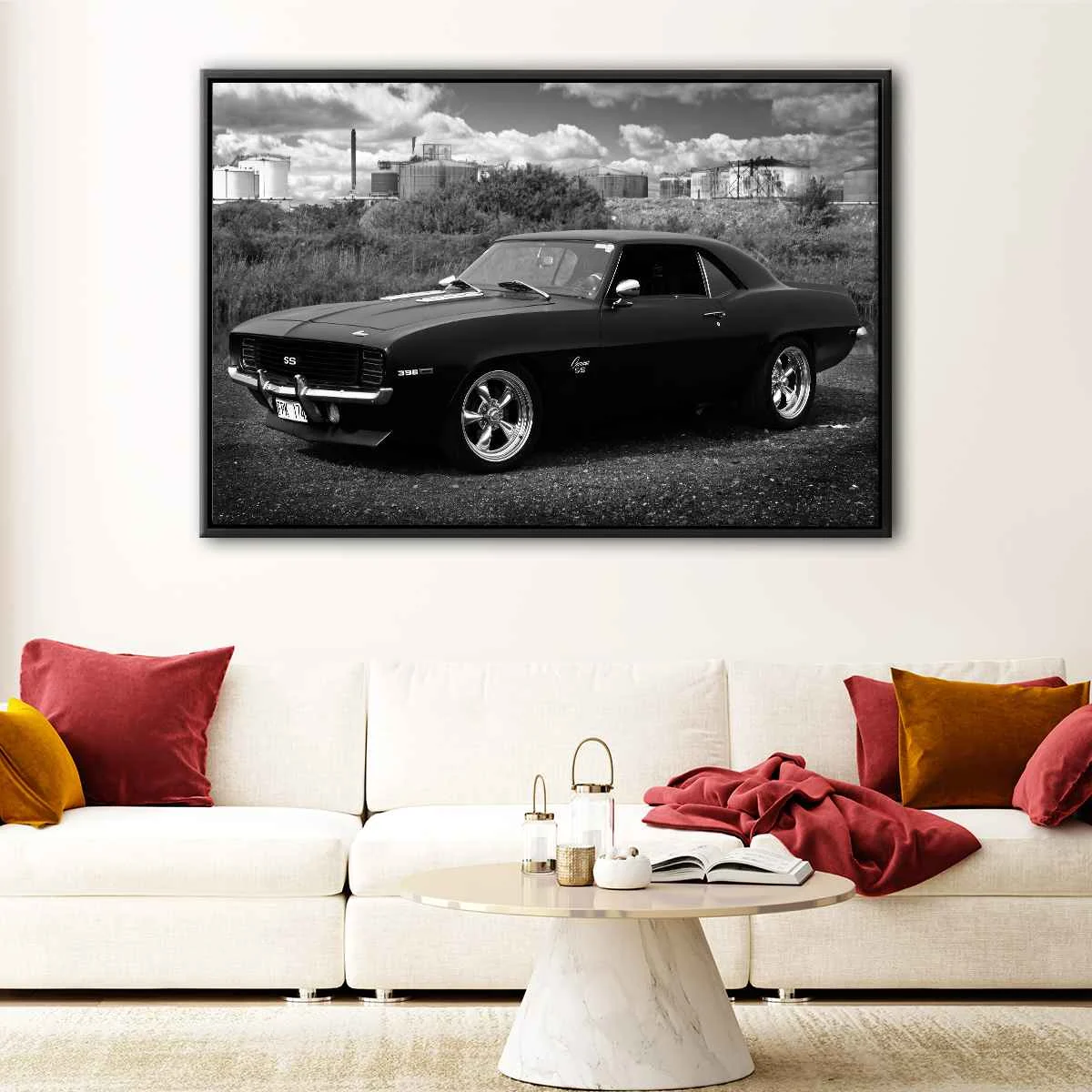 Chevy Camaro SS canvas art