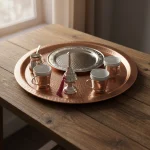 Handmade Copper Coffee Set Gift Box - Image 3