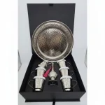 Hand-Hammered Copper and Porcelain Coffee Cup Gift Set - Image 3