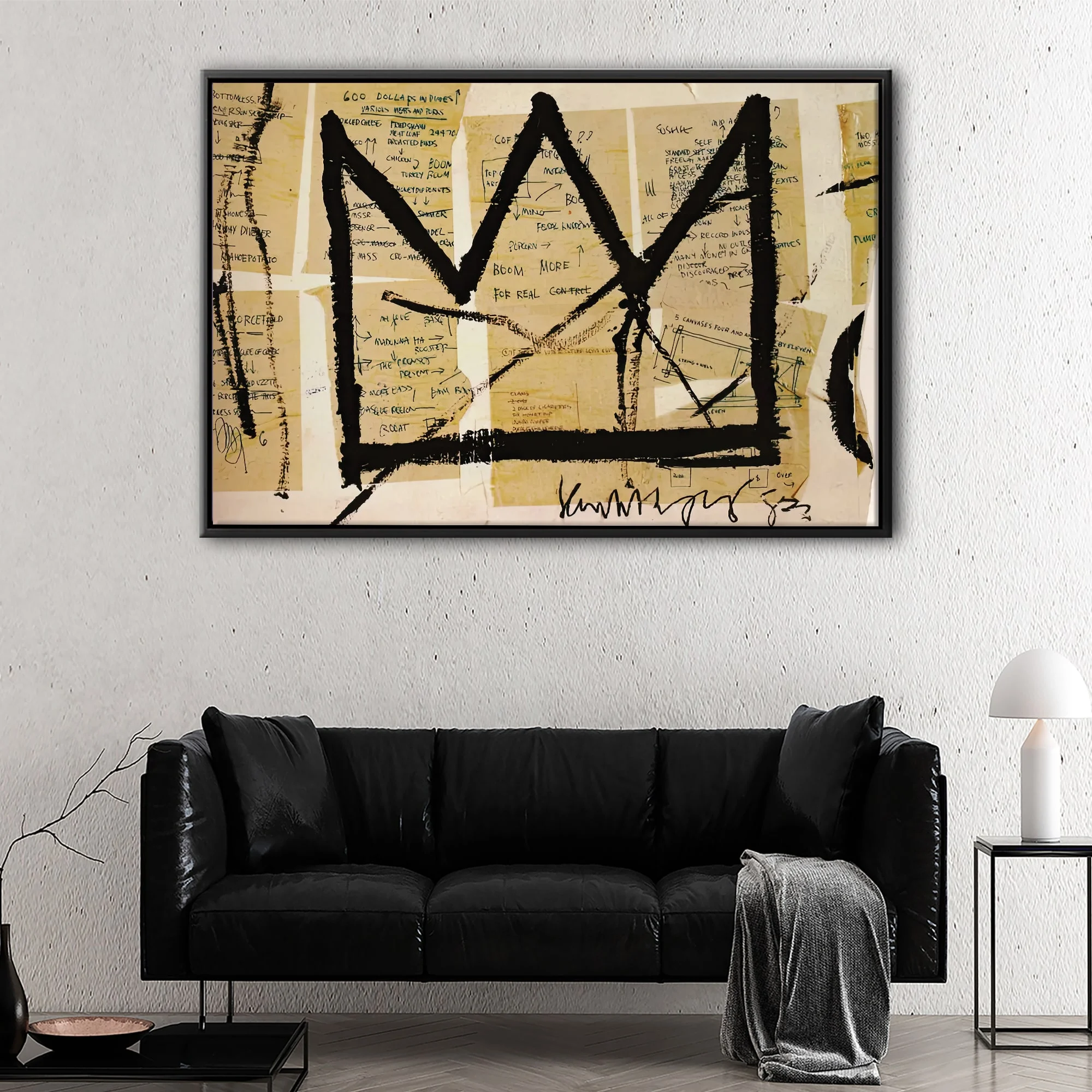 Crown canvas art