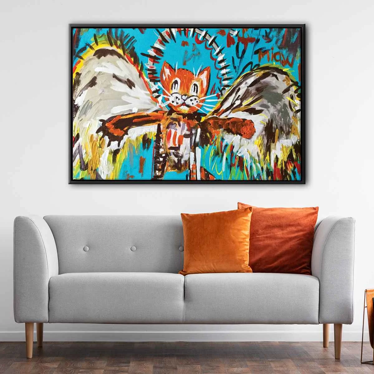 Fallen Cat canvas art
