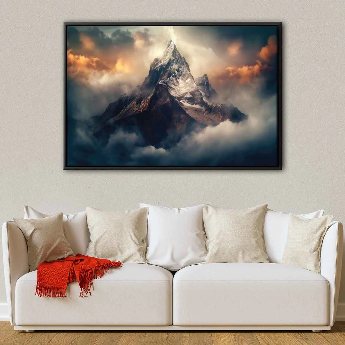 Foggy Mountain canvas art