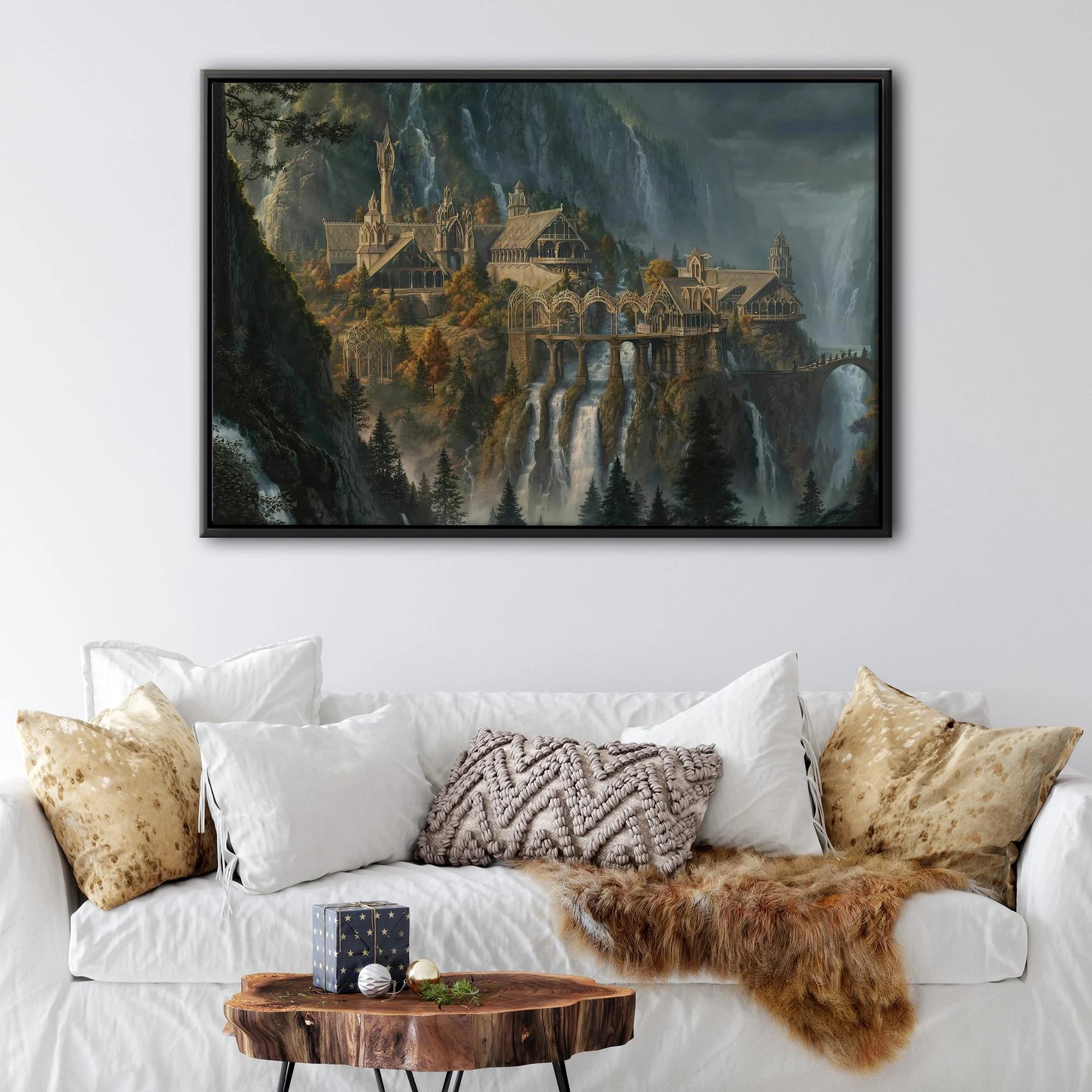 Hobbit Rivendell canvas art