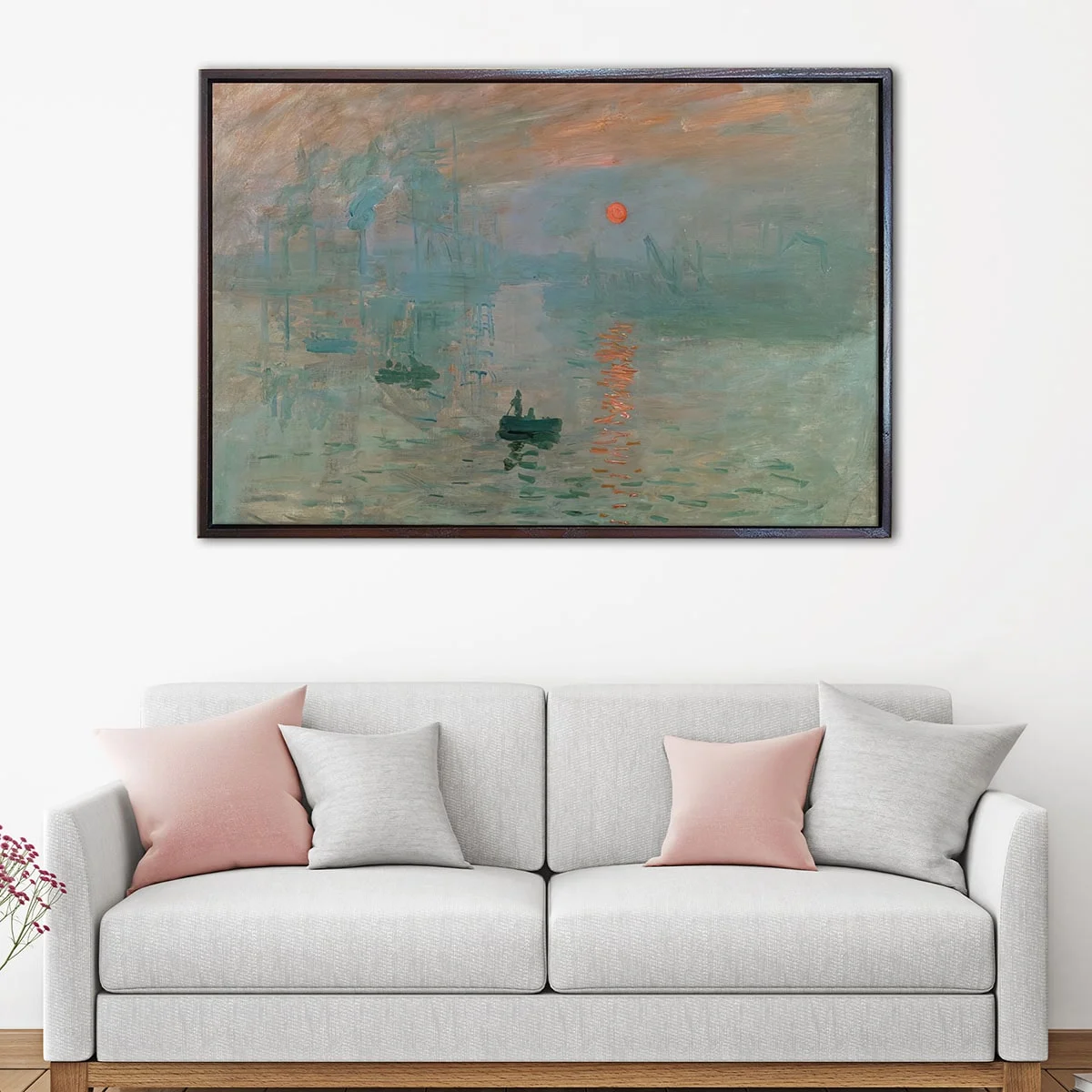 Impression Sunrise canvas art