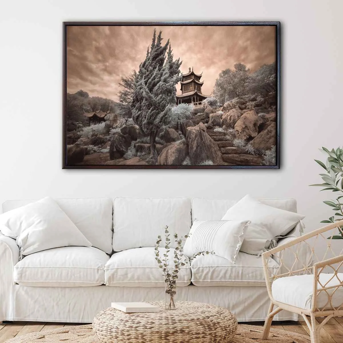 Japanese Temple canvas art