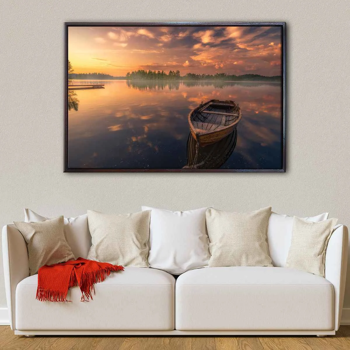 Lake Ringerike canvas art