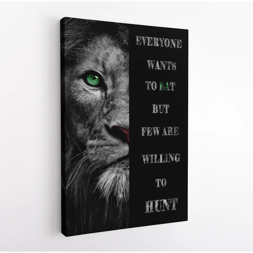 Lion Quote canvas art