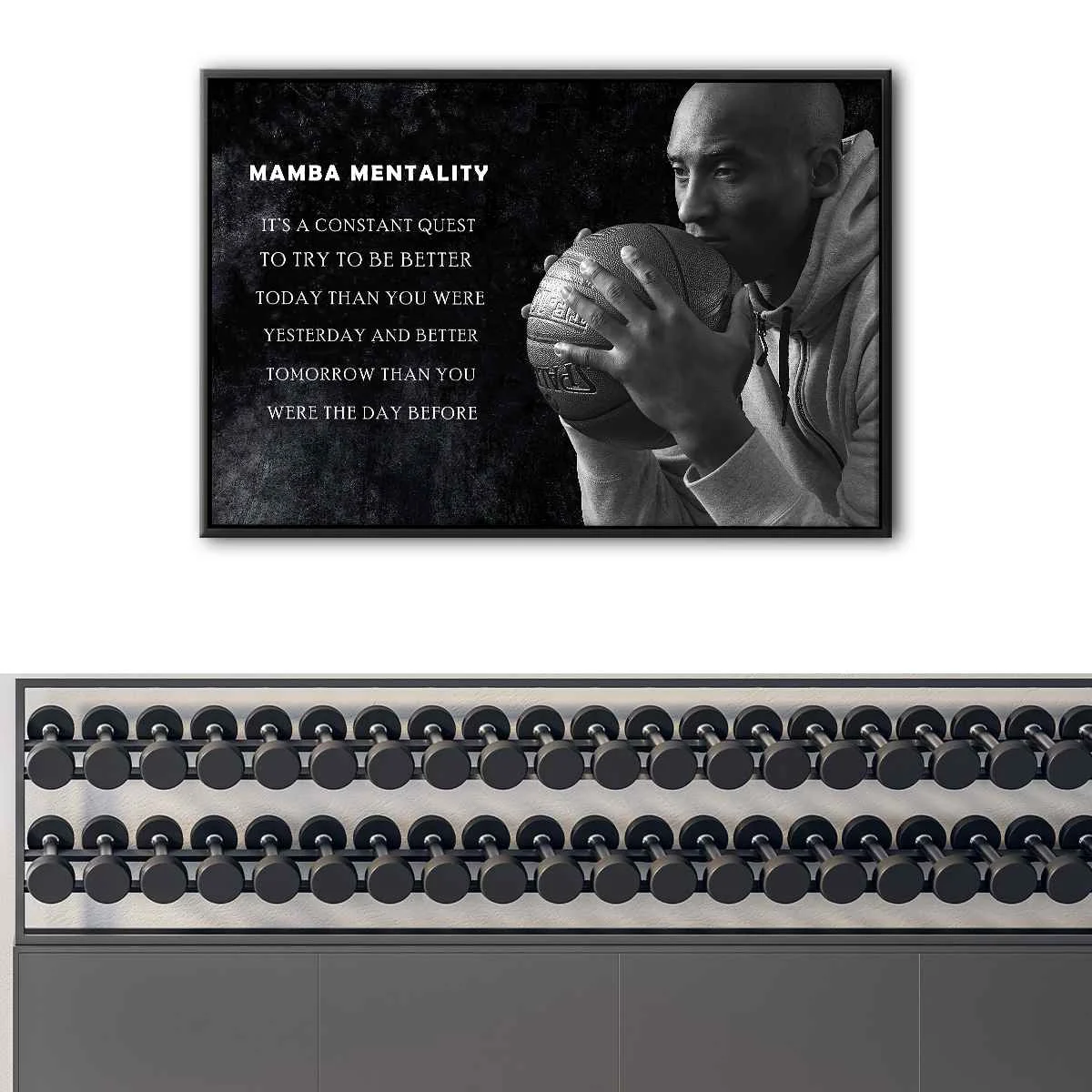 Mamba Mentality canvas art
